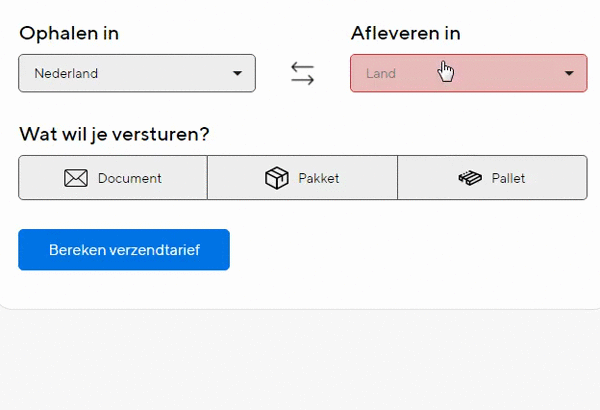 Meerdere vervoerders zoals FedEx, DHL, TNT Skynet en DPD beschikbaar in MyParcelParcel