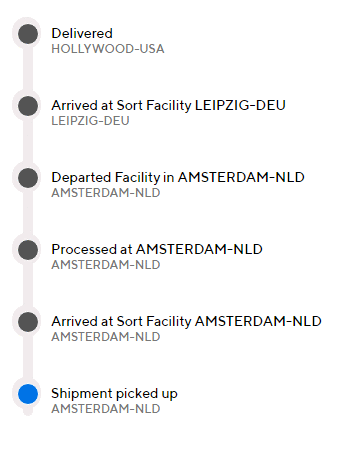 Track your shipments via MyParcelParcel