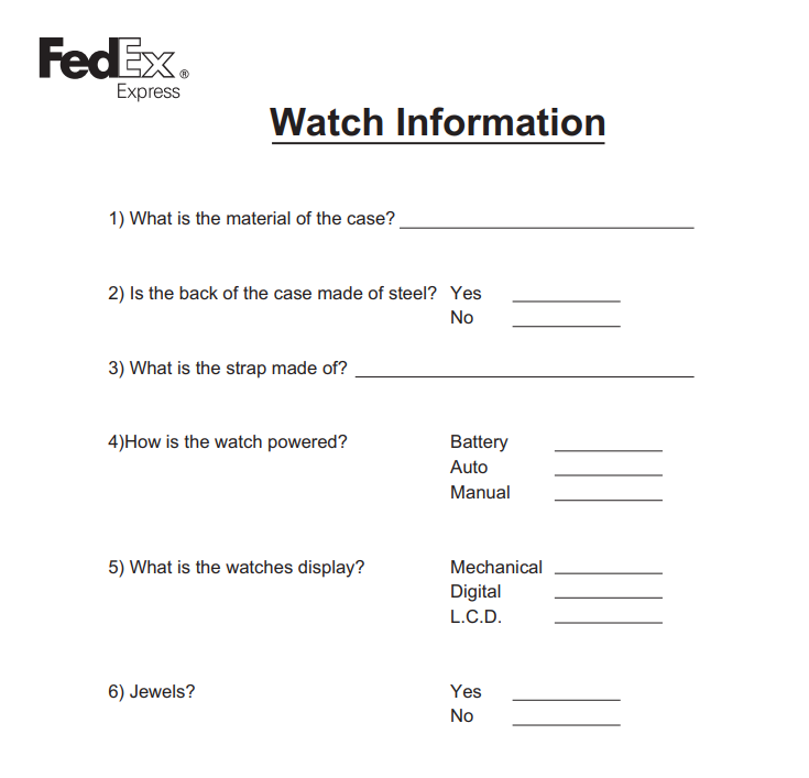 Fedex watch 2025 worksheet