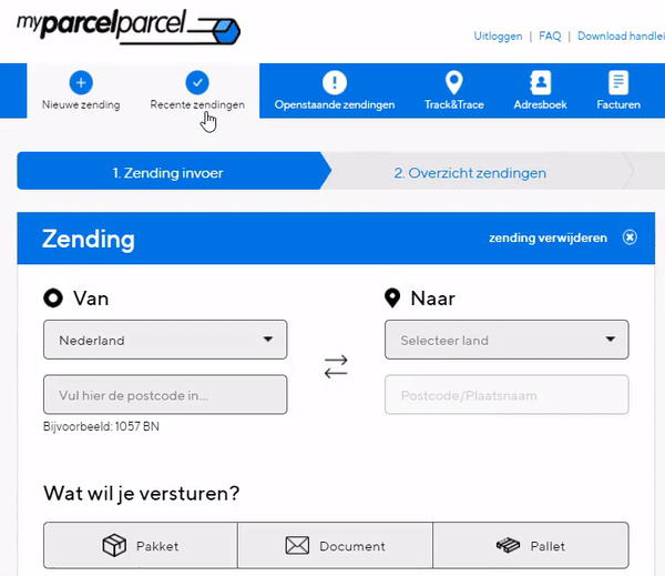 Kopieer je zendingen eenvoudig via MyParcelParcel