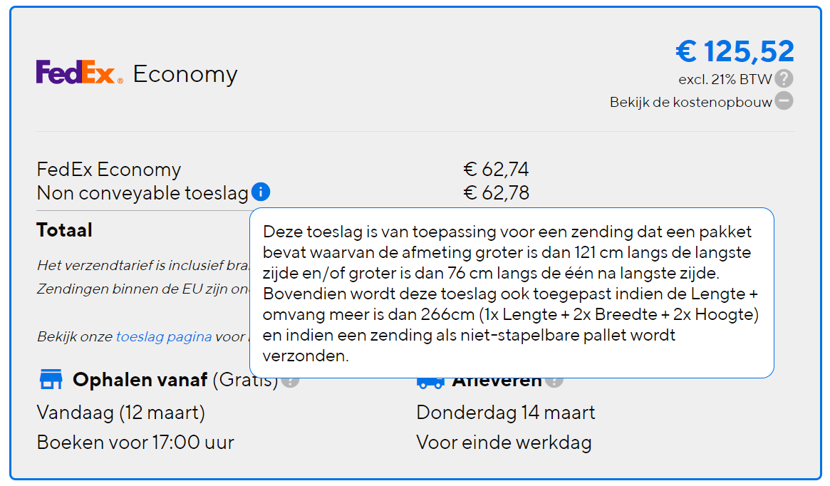 Verstuur eenvoudig pakketten, documenten of pallets via MyParcelParcel