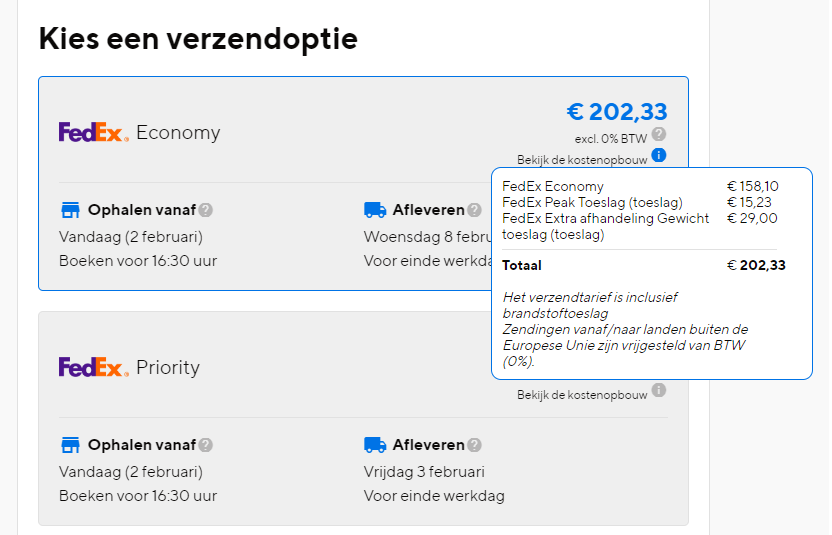 Verstuur eenvoudig pakketten, documenten of pallets via MyParcelParcel