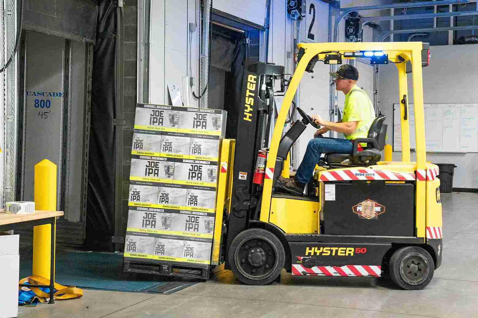 Machine transport per pallet voor internationaal vervoer